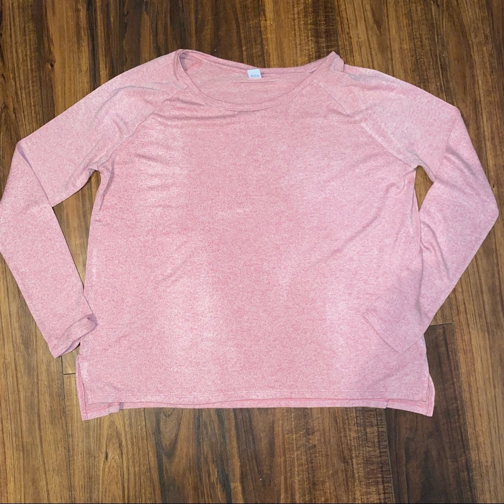 Old Navy Long Sleeve Tee Shirt - Light Pink - Size Small